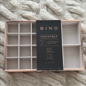 Stackable Jewelry Tray - Cream